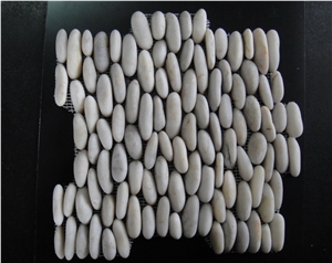 Standing Pebble Mosaic Tile, Stacked Pebble Tile,Swimming Pool Tile