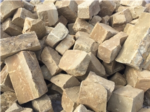 Brown County Rubble Layed in a Dry-Stack Patter