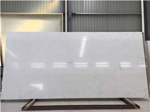 Carrara White Quartz Stone Slabs & Tiles, Engineered Stone Carrara White Quartz Stone Slabs & Tiles, Engineered Stone