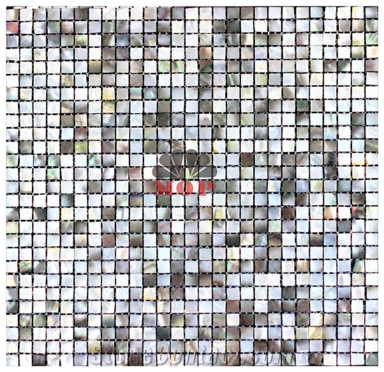 Artistic Sea Shell Panel Wall Mosaic Corridor
