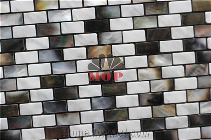 Big Clearance Marble Shell Mosaic Veneer Villa
