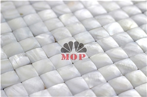 Mesh Without Gap Shell Tile Mosaic Slab Background
