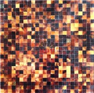 Polished Pen Shell Mosaic Veneer Coffee Houses