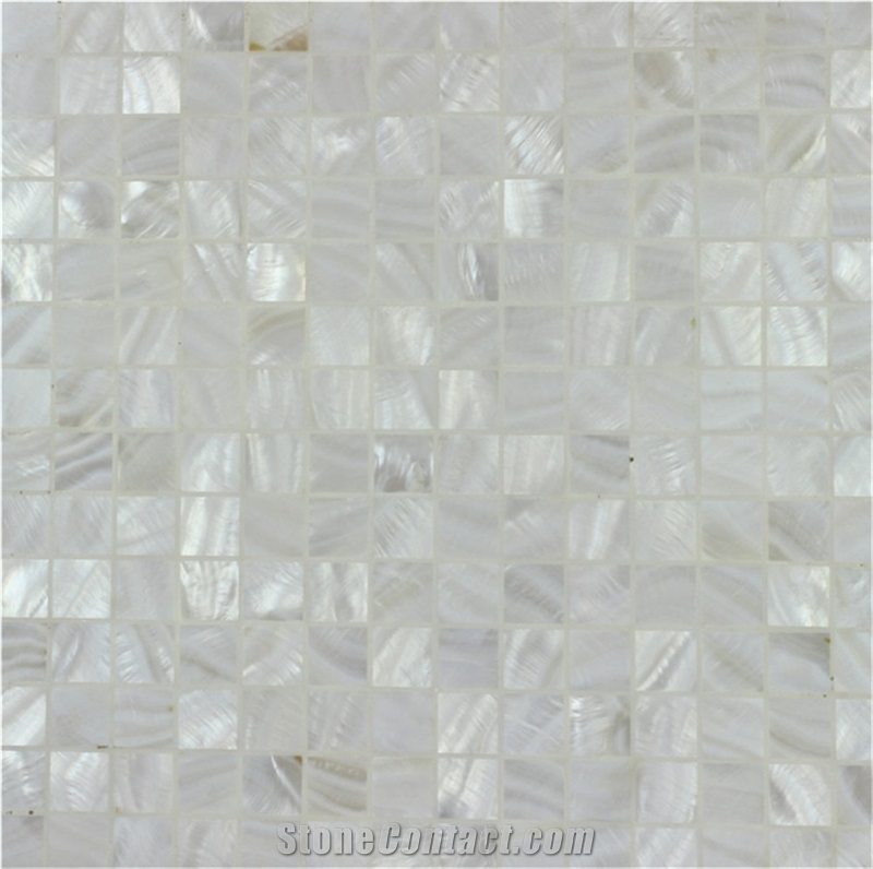 Seamless Building Material Mother Of Pearl Mosaic for Wall Board