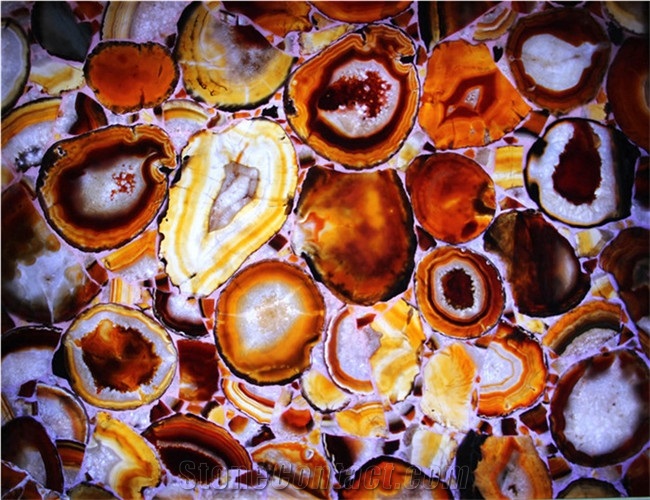 Semiprecious Stone Board Agate Slab Gemstone Slabs