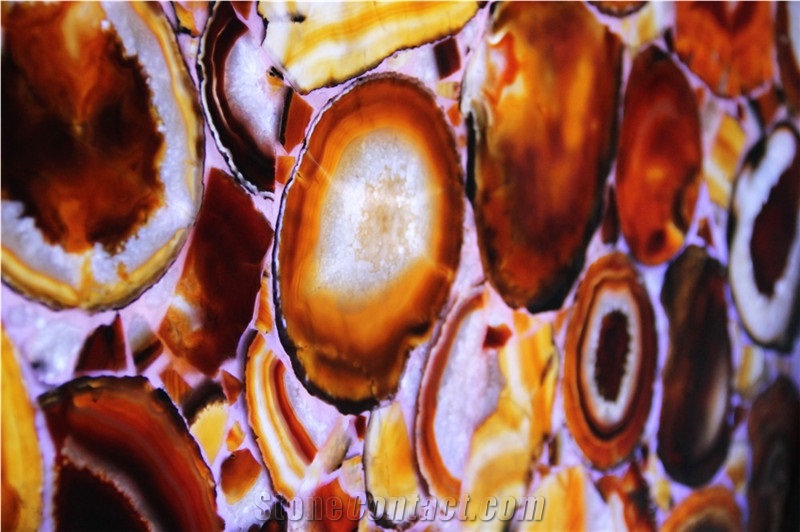 Semiprecious Stone Board Agate Slab Gemstone Slabs