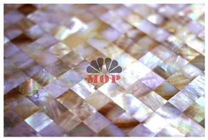 Tumbled Decoration Panel Shell Mosaic Building Material
