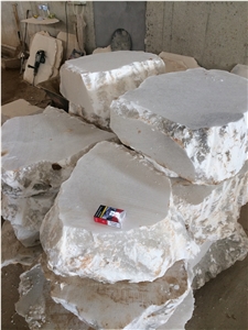Natural Alabaster Stone Blocks, White Alabaster Blocks