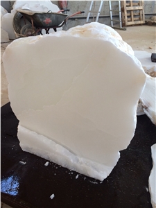 Natural Alabaster Stone Blocks, White Alabaster Blocks