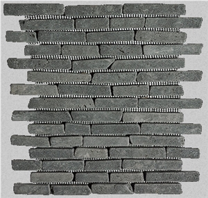 Split Face Marble Mosaic, Grey Marble Mosaic