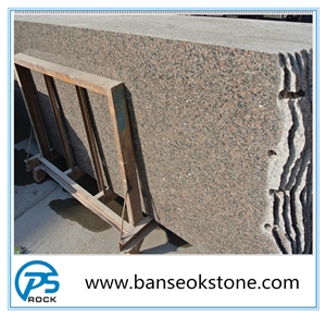 2016 Mahogany Pearl Granite Slabs & Tiles for Hotel, Brown Granite Wall/Floor Tiles
