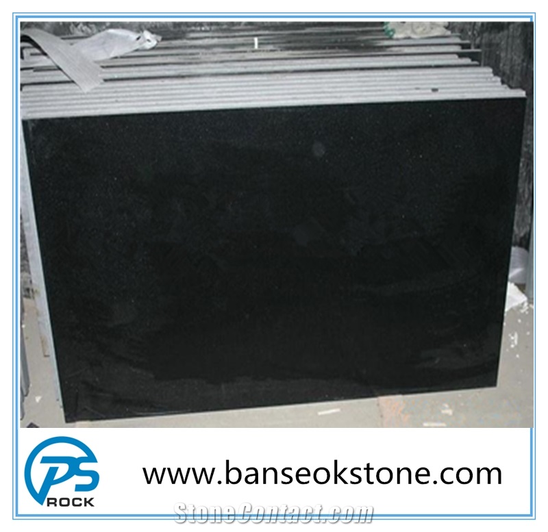 Absolutely China Hebei Black Granite Slabs & Tiles