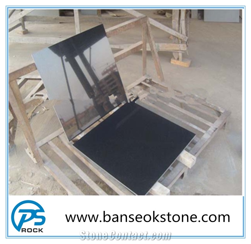 Absolutely China Hebei Black Granite Slabs & Tiles