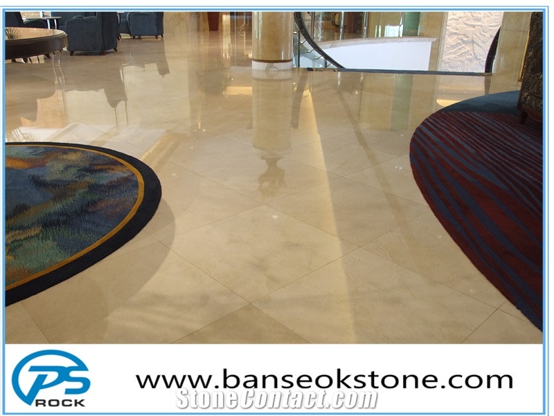 Cheap Price Natural Crema Marfil Marble for Floor Tile for Wall&Floor Tile