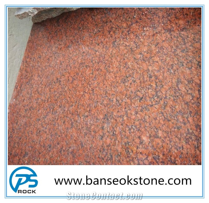 Good Quality Imported Polished Imperial Red Granite Tile & Slab on Sale