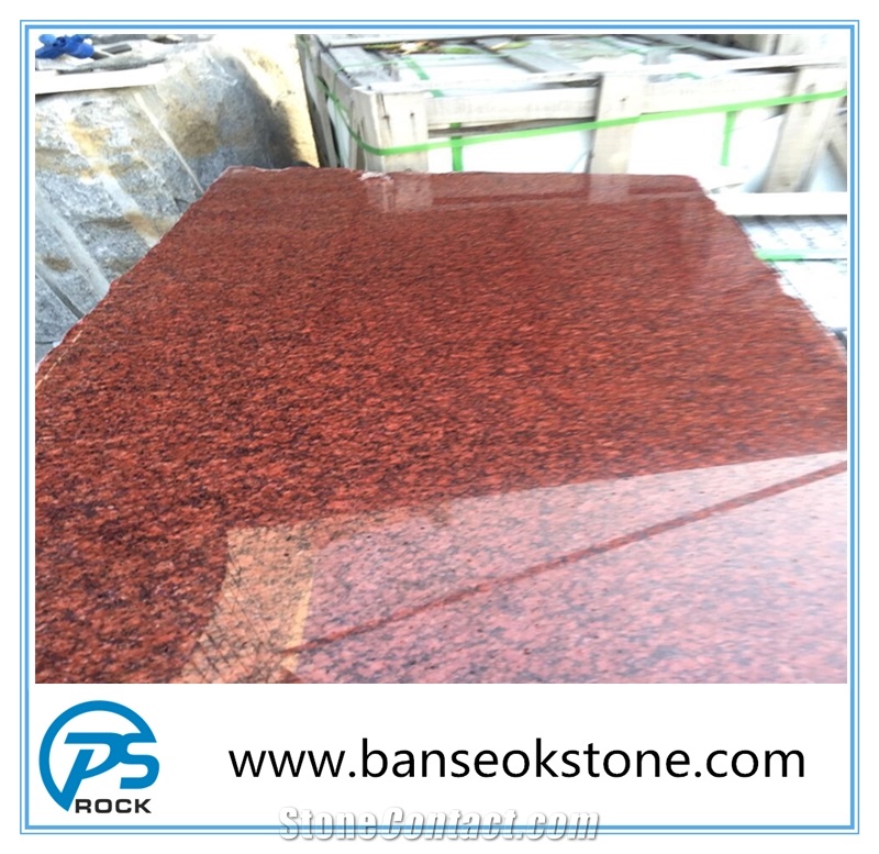 Good Quality Imported Polished Imperial Red Granite Tile & Slab on Sale