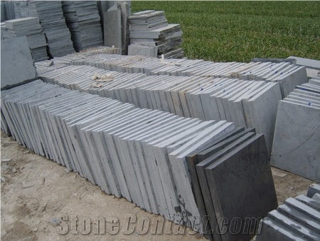 Bush Hammer Bluestone Slabs & Tiles, Floor & Wall Tiles,Blue Stone Wall Covering,Blue Limestone Skirting & Flooring, Wall & Floor Covering,Honed Bluestone Tiles Cut to Size,Tumbled Bluestone Paving Ti