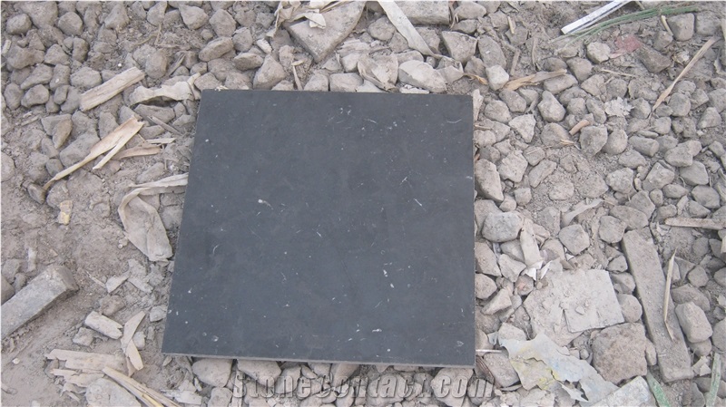 China Black Limestone Tiles, Blue Limestone Slabs,Limestone Landscaping Stone,Paving Stone,Pavers