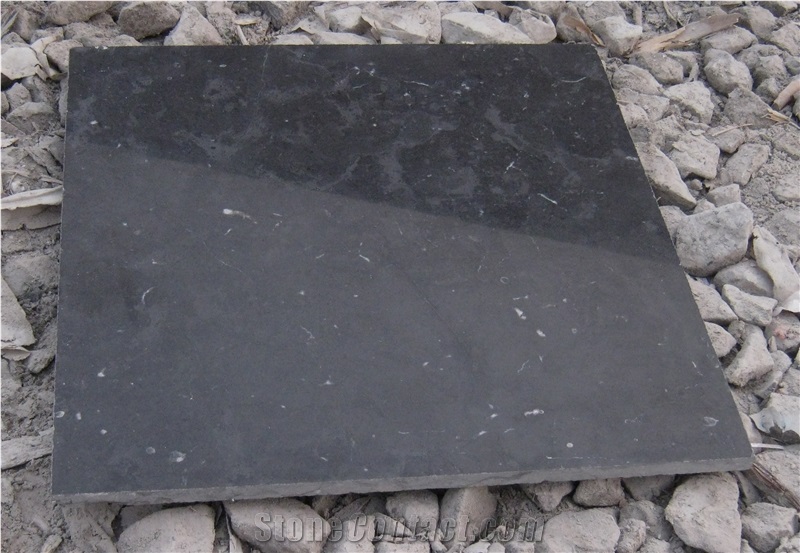 China Black Limestone Tiles, Blue Limestone Slabs,Limestone Landscaping Stone,Paving Stone,Pavers
