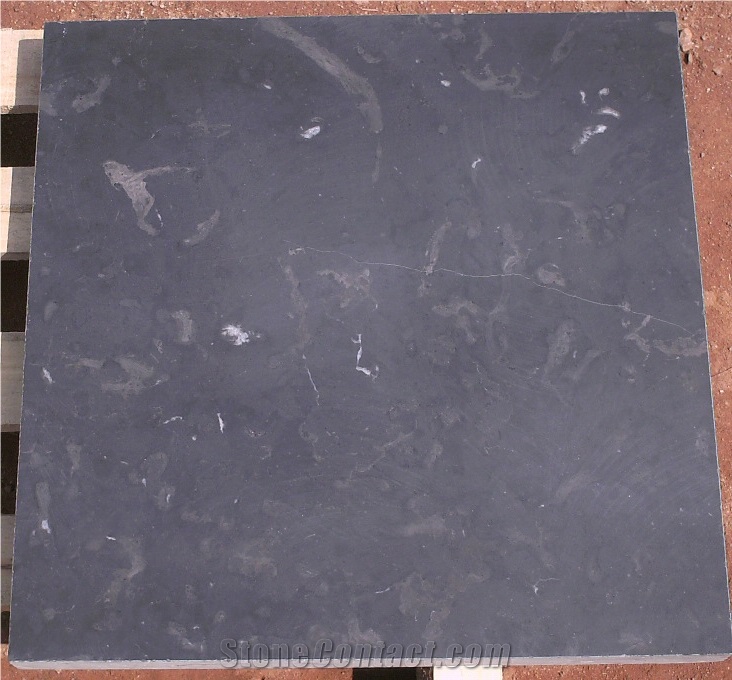China Black Limestone Tiles, Blue Limestone Slabs,Limestone Landscaping Stone,Paving Stone,Pavers
