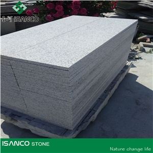 China G603 Flamed Tiles for Floor Paving,Granite Paving Stone,White Grey Color Granite Stone, Manufacture-Qingdao Sanco Stone