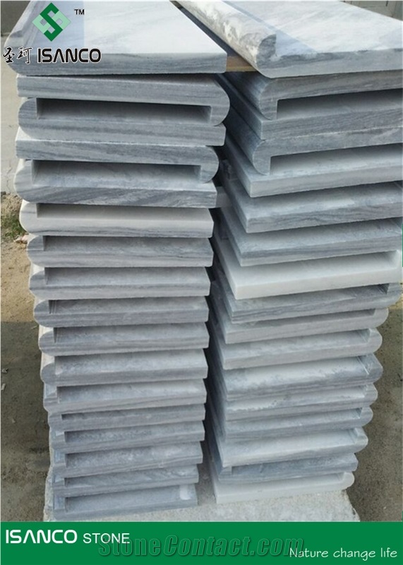 China Grey Marble Pool Coping Grey Cloud Marble Pool Tarraces Storm Cloud Marble Pool Deck Grain Dark Cloud Marble Pool Pavers Swimming Pool Coping Tiles
