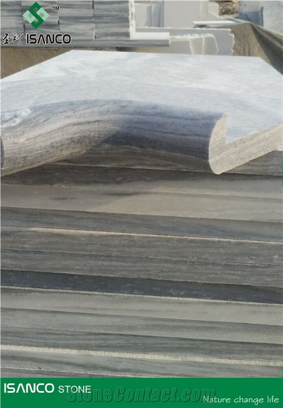 China Grey Marble Pool Coping Grey Cloud Marble Pool Tarraces Storm Cloud Marble Pool Deck Grain Dark Cloud Marble Pool Pavers Swimming Pool Coping Tiles