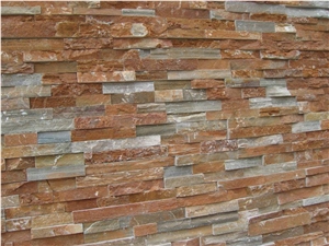China Multicolor Slate Cultured Stone/Slate Culture Stone/Culture Slate/Slate Wall Cladding Cultural Stone