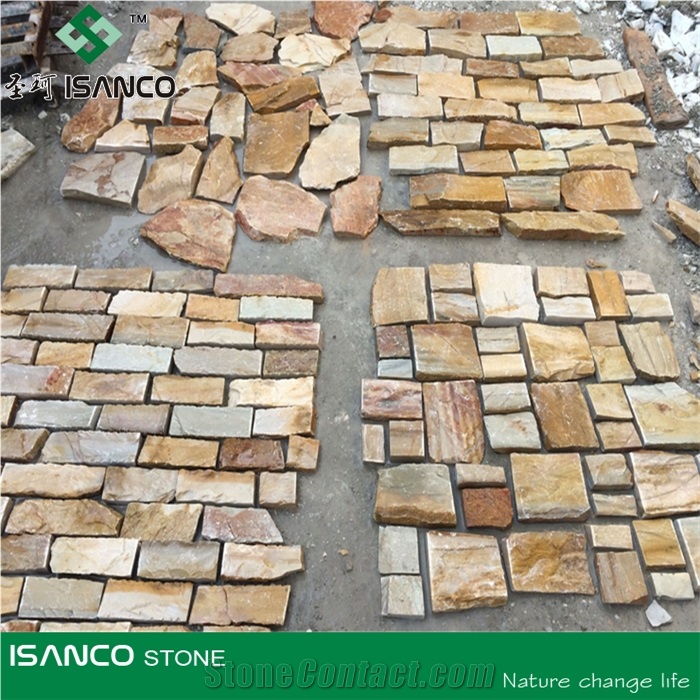 China Multicolor Slate Cultured Stone/Slate Culture Stone/Culture Slate/Slate Wall Cladding