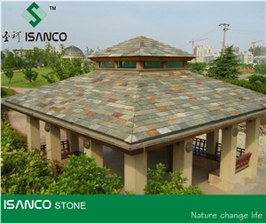 China Natural Slate Tile Roof Rusty Slate Roof Tiles Roofing Tiles Rustic Slate Roof Covering Natural Black Slate Roof Coating Cheap Rust Slates Stone
