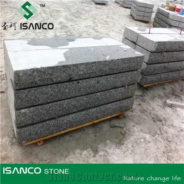 China Silver Grey Pearl Sesame Crystal White New G603 Granite Stair Step Irregular Shape Boarder, Garden Stepping Pavements Landscaping Stone