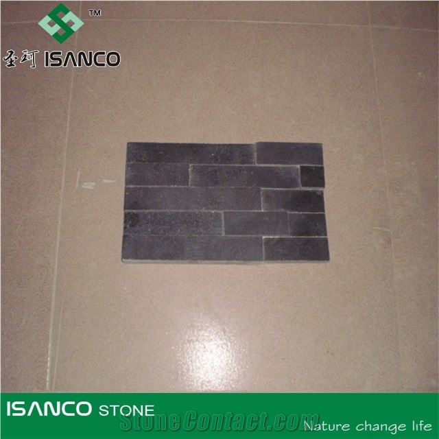 Cultured Stone, Ledge Stone Siding, Stone Wall Veneer Stone, Blue Black Slate Cultural Stone, Wall Panel Cladding