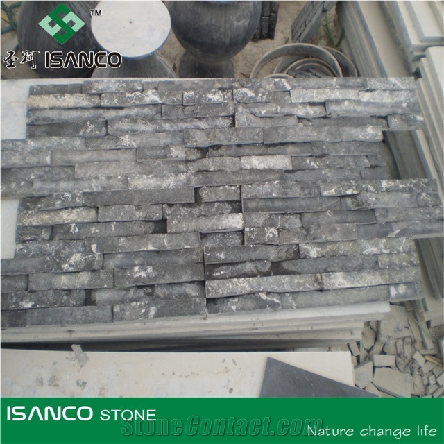 Cultured Stone, Ledge Stone Siding, Stone Wall Veneer Stone, Blue Black Slate Cultural Stone, Wall Panel Cladding