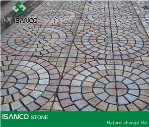 Different Colors Granite Walkway Pavers G341 Grey Granite Cube Stone & Yellow Granite Garden Stepping Pavements & G603 Granite Driveway Paving Stone Granite Courtyard Road Pavers G388 Yellow Granite