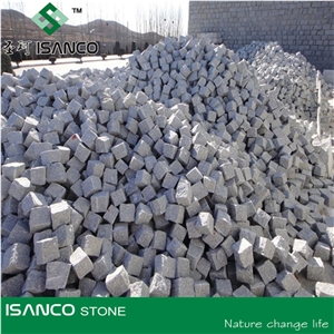 G341 Grey Granite Pavers/Cube Stone/China Grey Granite Cobble Stone, Lightly Tumbled Cubes G341 Grey Granite Pavers/Cube Stone/China Grey Granite Cobble Stone, Lightly Tumbled Cubes