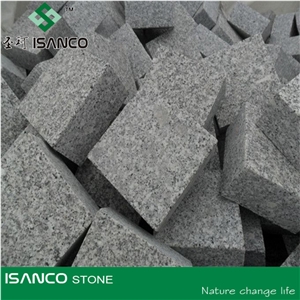G341 Grey Granite Pavers/Cube Stone/China Grey Granite Cobble Stone, Lightly Tumbled Cubes