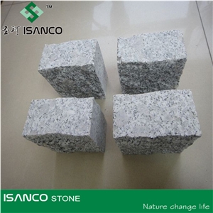 G341 Grey Granite Pavers/Cube Stone/China Grey Granite Cobble Stone, Lightly Tumbled Cubes
