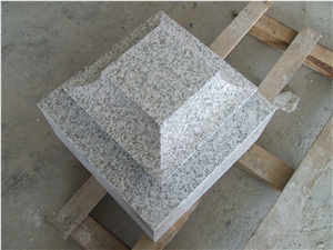G355 Jade White Granite Pier Caps Price, G355 China Granite, China Pink Granite Capstone