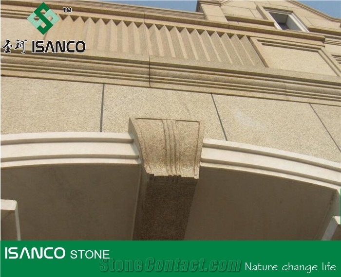 G388 Yellow Granite Polished Yellow Granite Shandong Giallo Cecilia Granite Flooring & Wall Cladding G388 Granite Tile