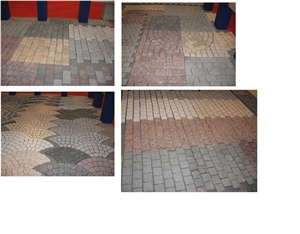 Granite Paving Stone,Cobbles,Cubes,Curbstone, Wall Covering,Granite Flooring, Blind Stone Pavers