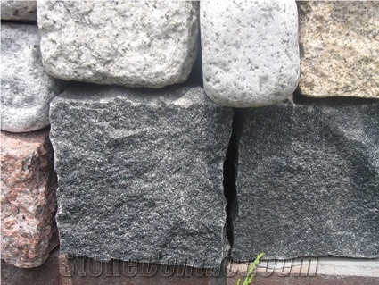 Granite Paving Stone,Cobbles,Cubes,Curbstone, Wall Covering,Granite Flooring, Blind Stone Pavers