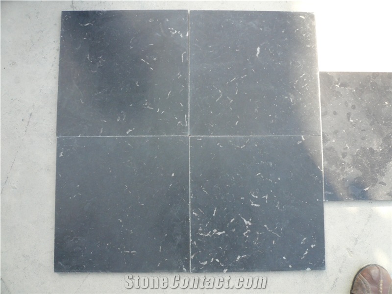 Henan Black Limestone Big Slabs& Tiles, Blue Limestone Outaide Paving,China Limestone Cut to Size