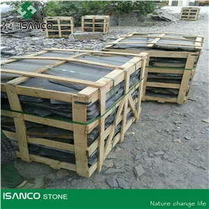 Jiangxi Black Slate Floor Tiles, Slate Wall Tiles, Black Slate Tiles and Slabs