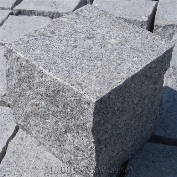 Lowest Price Pavers, G341 Grey Granite Pavers/Cube Stone/China Grey Granite Cobble Stone Shandong Grey G341 Dirveway Pavements Walkway Pavers Grey Cube Stone G341 Granite