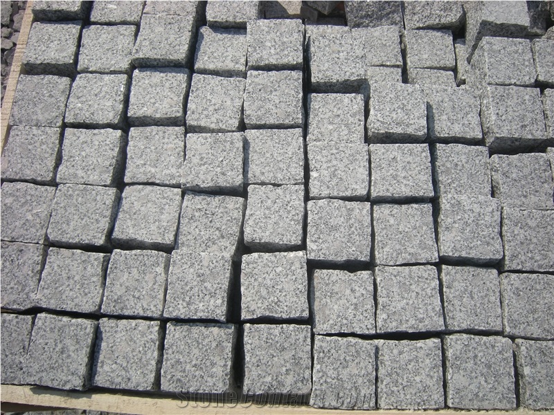 Lowest Price Pavers, G341 Grey Granite Pavers/Cube Stone/China Grey Granite Cobble Stone Shandong Grey G341 Dirveway Pavements Walkway Pavers Grey Cube Stone G341 Granite