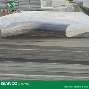 Marble Swimming Pool Terraces Edge,Cloud Grey Marble Swimming Pool Coping, Swimming Pool Tiles/ Polished Cloud Grey Marble Tiles/ Pool Coping Marble Tile