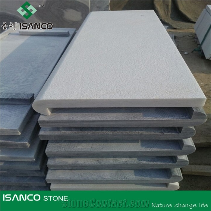 Marble Swimming Pool Terraces Edge,Cloud Grey Marble Swimming Pool Coping, Swimming Pool Tiles/ Polished Cloud Grey Marble Tiles/ Pool Coping Marble Tile