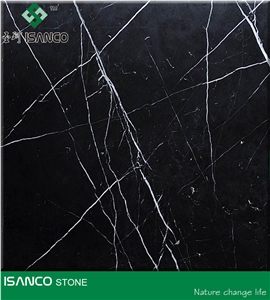 Nero Marquina Marble Pattern Black Marble Tiles & Slabs Black Margiua Marble Big Slabs Chinese Black Marquina Marble Floor Covering Tiles & Wall Covering Tiles Cheapest Black Marble from China