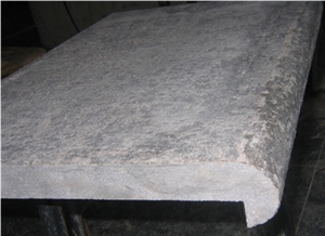 New Cheap Flamed Bushhammered Sandblasted Blue Limestone Floor Swimming Pool Coping Pavers