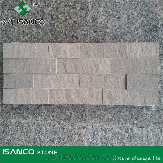 Random Culture Stone Paving Stone Wall Stone Cultured Stone, China Walling Cultured Stone, Lilac Sandstone Random